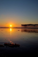 Sunset in Pacific Beach San Diego California USA